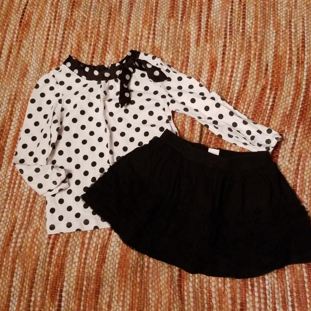 Baby gap 2t 18 24 mth skirt shirt‎ bundle set girls
